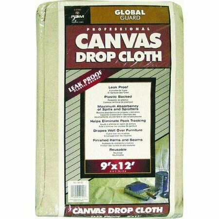 TRIAMCO Leakproof Canvas Drop Cloth 49122